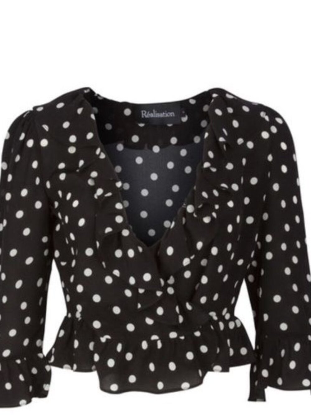 Realisation par The Cher - Black & White Spot - size small